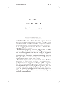 hindu ethics