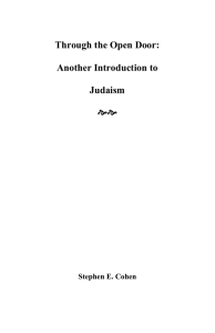Judaism: Another Introduction