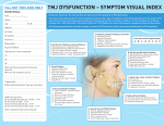 tmj dysfunction – symptom visual index