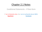 Chapter 2.1 Notes