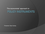 Policy Instruments