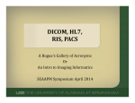 dicom, hl7, ris, pacs