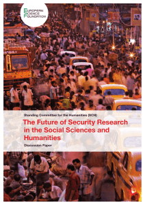 The Future of Security Research in the Social Sciences and