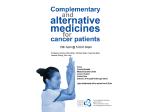 Complementary and alternative medicines for cancer patients