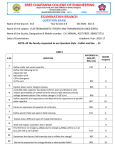 All the faculty requested to use Question Style - Calibri and Size