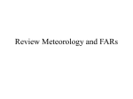 Review Meteorology and FARs