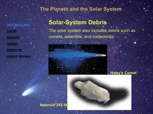 Comets and Asteroids