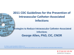 2011 CDC Guidelines for the Prevention of Intravascular Catheter