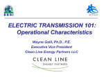 ELECTRIC TRANSMISSION 101: Operational Characteristics