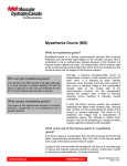 Myasthenia Gravis (MG) - Muscular Dystrophy Canada