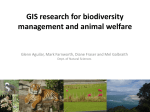 Aguilar-GIS research for biodiversity management