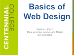 Basics of Web Design - Centennial College Faculty Web Hosting.