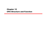 CPU Structure and Function