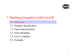 7. Building Compilers with Coco/R - SSW