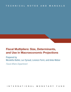 Size, Determinants, and Use in Macroeconomic Projections