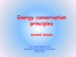 Energy conservation principles