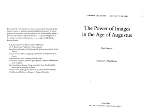 The Power of Images in the Ag. of Augustus