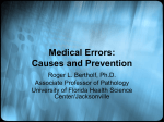 PPS Medical Errors: Causes and Prevention