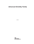 advanced schottky (als and as) logic families