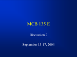 MCB 135 E - Berkeley MCB