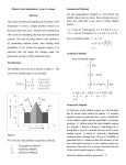 Monte Carlo Simulation: Area of a shape Abstract This report