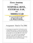 TEMPORAL BONE, EXTERNAL EAR, MIDDLE EAR