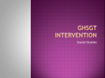 ghsgt intervention - gocsstestintervention