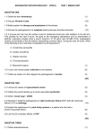 INTEGRATED PATHOPHYSIOLOGY BTECH TEST 1 MARCH 2007