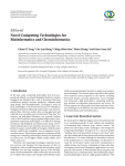 Editorial Novel Computing Technologies for Bioinformatics and