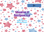 Chapter 8 Sections 1-4