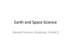 Earth and Space Science - science