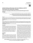 Isolated Adrenocorticotropic Hormone Deficiency (ACTH
