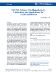 Th1/Th2 Balance - Alternative Medicine Review