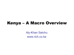 Kenya – A Macro Overview