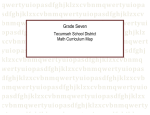 Grade Seven Math Curriculum Map
