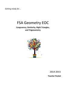 FSA Geometry EOC - International Studies Charter Middle/High