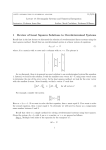 1 Review of Least Squares Solutions to Overdetermined Systems