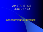 Statistical inference