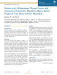 Patients with Differentiated Thyroid Cancer and Coexistent