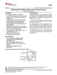 LM3525 Single Port USB Power Switch and