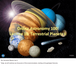 Terrestrial Planets II