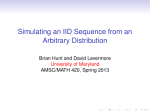 Simulating an IID Sequence from an Arbitrary