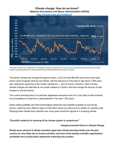 Climate change: How do we know?