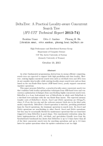 DeltaTree: A Practical Locality-aware Concurrent Search Tree (IFI