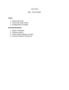 Study Guides All Chapters - Medford Township Public Schools