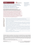 Impact of Atherosclerosis Detection by Carotid Ultrasound on