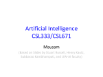 Artificial Intelligence CSE 473