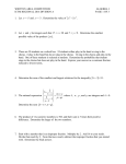 Division 1A/2A - ICTM Math Contest