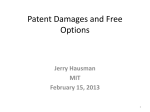 Patent Damages and Free Options