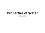 18.12 Properties of Water